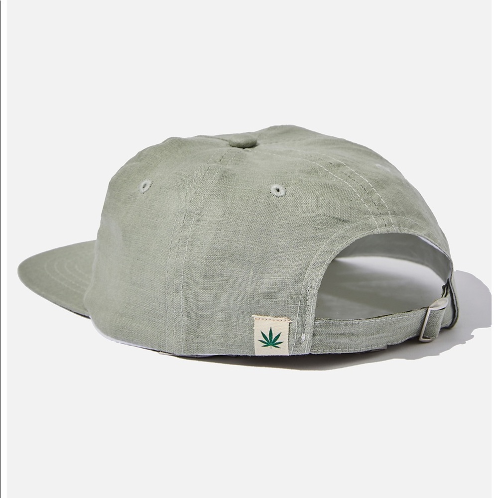 New Cotton On sage hat adjustable dad hat baseball in hemp
